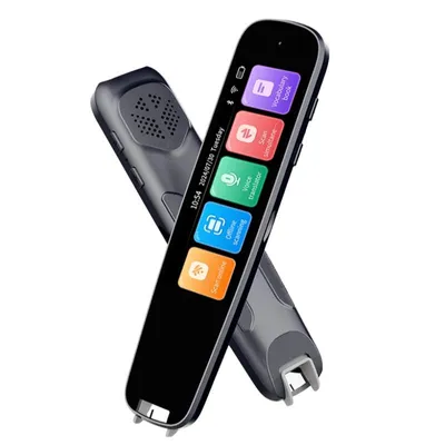 Produktbild von ZELURXX Übersetzungsstift, 3,69 Zoll Touchscreen, 142 Sprachen Textscan, Sprachübersetzung, Fotoübersetzung, 24 Systemsprachen