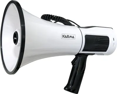 Produktbild von Karma Italiana GT 1231BT Megaphon Drinnen/Draußen 18 W Schwarz, Weiß