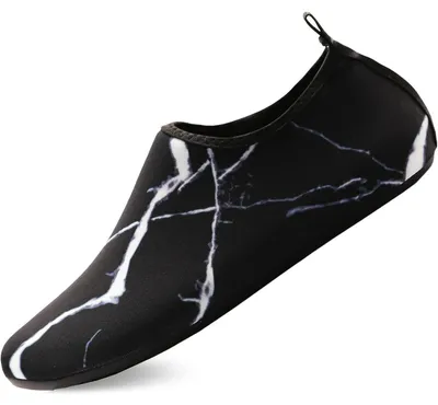 Imagen del producto de Zapatos para agua para hombre y mujer, zapatos de baño, zapatos de playa, talla 44-45 (UE), color negro