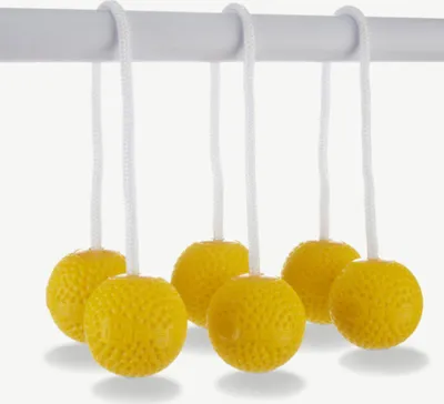 Produktbild von Uber Games Leiter-Wurfbolas Soft – 3x2 Stück – Offizielle Serie mit weichen Golfbällen von höchster Qualität - Gelb