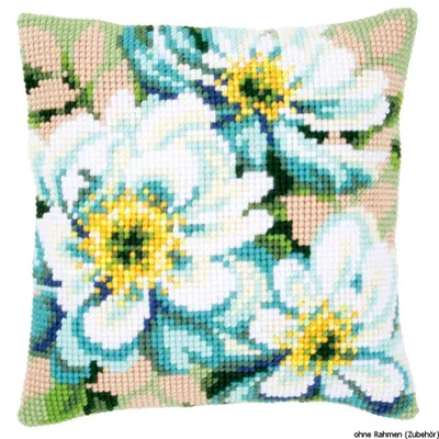 Produktbild von Vervaco PN-0148718 Kreuzstichkissen Japanische Anemone II