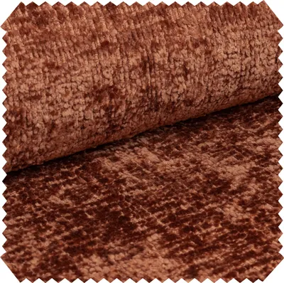 Produktbild von novely® TRENTO - Hochwertiger Möbelstoff - Schwer Entzündbarer Polsterstoff - Pflegeleichte Meterware 1lfm - Farbe: 13 Orangebraun