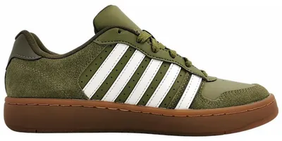Imagen del producto de Zapatillas K-Swiss Court Palisades para hombre, estilo deportivo con cordones, color verde, ideales para uso diario