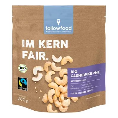 Produktbild von Cashewkerne - naturbelassen 200g