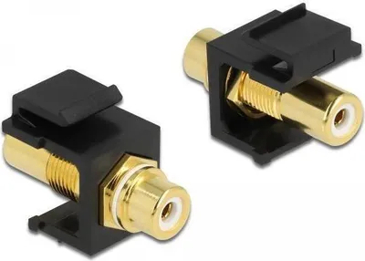 Image de Delock Keystone Module RCA femelle > RCA femelle - Connecteur modulaire (couplage)