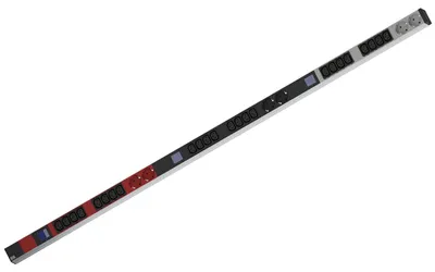 Produktbild von Bachmann BlueNet BN0500 - Stromverteilungseinheit - Wechselstrom 400 V - Ausgangsanschlüsse: 30 (24 x IEC 60320 C13, 6 x Leistungs-CEE 7/3)