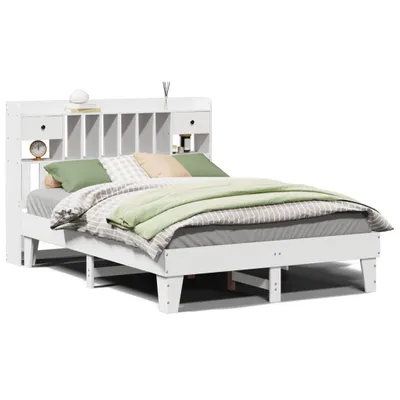 Produktbild von Massivholzbett ohne Matratze Weiß 160x200 Kiefernholz