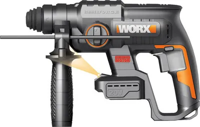 Produktbild von Worx WX381.9 Akku Kombihammer 20 V 2,0 J SDS plus PowerShare Brushless Solo - ohne Akku, ohne Ladegerät