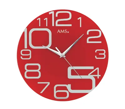 Produktbild von AMS Quarz-Wanduhr, Quarzwerk, D40x3cm, 9462