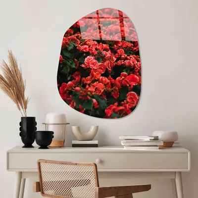 Image de Wallity, UV-1093 - 50 x 70, peinture décorative en verre trempé, multicolore, 100 % verre trempé, 50 x 70 cm