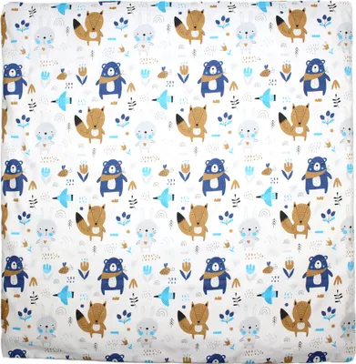 Produktbild von Primawela Deko Kissenbezug Bezug für Baby Kind für Kissen 80x80 cm 11. Waldtiere