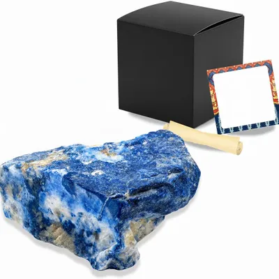 Obrázek produktu pro Dripio - Lapis lazuli (lazurcit) - Přírodní minerál, Obrázek vytvořený pomocí AI