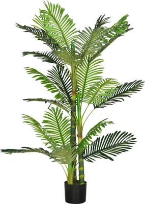 Zdjęcie produktu dla Sztuczna Palma Sztuczna Roślina Wypełnienie Cementowe 150 Cm Do Użytku W Pomieszczeniach Zielony