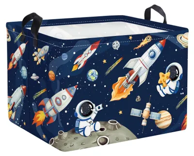 Produktbild von Wäschekorb für Kinder mit Astronauten-Motiv