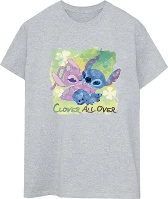 Produktbild von Disney - "St Patrick's Day" T-Shirt für Damen BI30136 (S) (Grau)