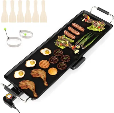 Obrázek produktu pro Elektrický grilovací talíř Teppanyaki, 70 cm, nepřilnavý povrch