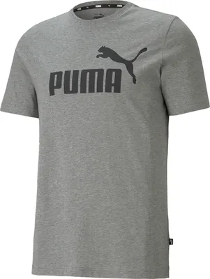 Image de PUMA ESS Logo Tee-shirt MEDIUM GRAY HEATHER L