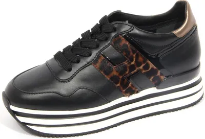 Produktbild von G2568 sneaker donna HOGAN MIDI PLATFORM H483 Schuhe Frau