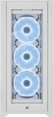 Image de Corsair iCUE 5000X RGB QL Edition - Tour moyenne - panneau latéral avec fenêtre (verre trempé)