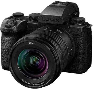 Produktbild von Panasonic Lumix S5IIX + S 20-60MM F3.5-5.6, 24,2 MP, 12000 x 8000 Pixel, CMOS, 6K Ultra HD, Touchscreen, Schwarz