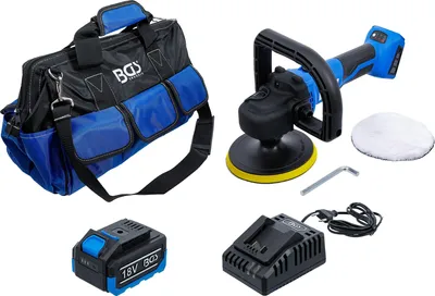Image de BGS-7395 Kit de polissage et de ponçage sans fil 18 V avec batterie et chargeur rapide