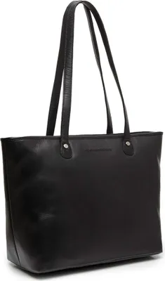 Zdjęcie produktu dla Torba na ramię z przegrodą na laptopa Astano Shopper Black marki Chesterfield w kolorze czarnym