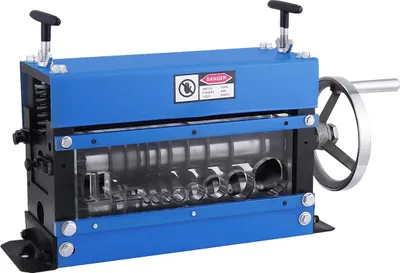 Imagen del producto de Máquina manual para pelar cables, 40 mm, con 10 cuchillas, portátil, para uso industrial y cobre