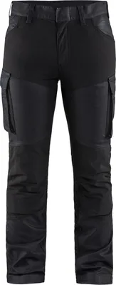 Produktbild von Blakläder® Damen Service Arbeitshose Denim Stretch Marineblau/Schwarz 7147 1147, Farbe:marineblau/schwarz, Größe:50