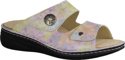 Produktbild von Finn Comfort Moorea supersofte Pantolette, Damen, Leder, Bunt, lose Einlagen - Passformübersicht Finn comfort Marken Finn Comfort FinnMellow, Mehrfarbig, leder (blur)
