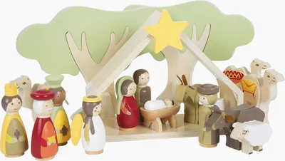 Produktbild von Spielset Weihnachtskrippe