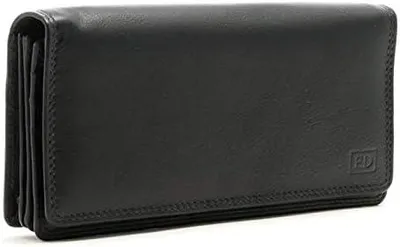 Imagen del producto de Cartera de cuero de la marca Damen, diseño elegante, tamaño compacto, ideal para la organización