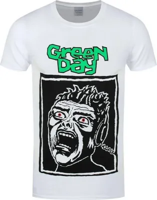 Immagine prodotto di Green Day - Maglietta uomo/donna unisex RO858 (L) (Bianco)
