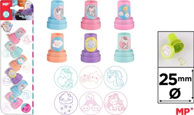 Zdjęcie produktu dla Stempelki dla dzieci MIX 6 sztuk
