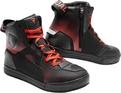 Produktbild von Rebelhorn Vandal 2 Motorrad Schuhe, schwarz/rot, 45