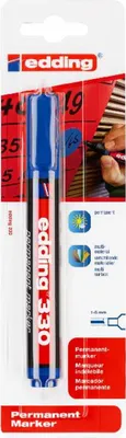 Image de edding 330 marqueur permanent bleu (1 blister)
