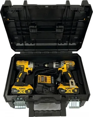 Produktbild von DeWalt DCK266P2T-QW Akku-Combo-Kit 2x5Ah 18V Li-Ion im Koffer 5035048668733