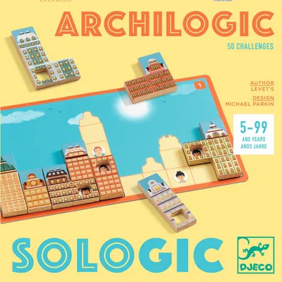 Produktbild von DJECO Puzzlespiel Sologic - Architekt
