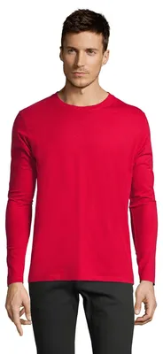Immagine prodotto di SOLS - Maglietta "Imperial" da uomo a maniche lunghe LT1981 (XL) (rosso)