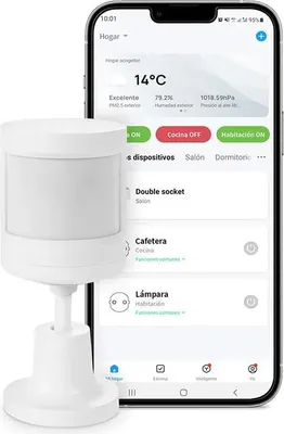 Image de Détecteur de mouvement ksix smart home blanc