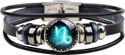 Produktbild von Pc Paar Armband DIY handgemachte Legierung Uni Perlen Armband für Dating-Steinbock