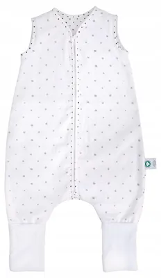 Produktbild von Motherhood  Musselin Schlafsack mit Füßen TOG 1.0 Grau Punkte
