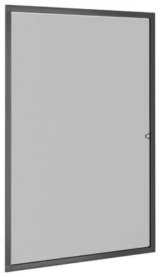 Productafbeelding van vidaXL Insectenwerend hor voor ramen, antraciet, 90x120 cm