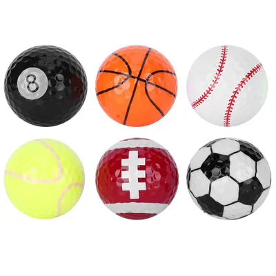 Immagine prodotto di 6PCS Palline da golf portatili Accessori regalo di pratica sportiva per uso agonistico