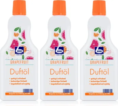 Produktbild von Dr. Becher Duftöl Grapefruit 500ml - Parfumöl (3er Pack)