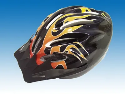 Produktbild von Filmer 46606 Fahrrad Schutzhelm - M/L (55-59cm) Helm für Radfahrer - flame