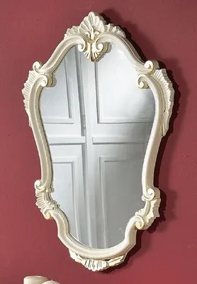 Produktbild von Casa Padrino Luxus Barock Spiegel Weiß / Gold - Handgefertigter Massivholz Wandspiegel im Barockstil - Barock Möbel - Luxus Qualität -  Italy