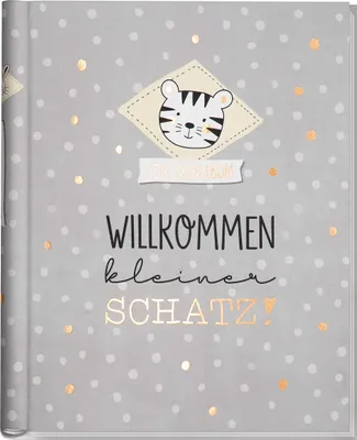 Produktbild von Häfft Babyalbum Willkommen kleiner Schatz 24,5x20cm