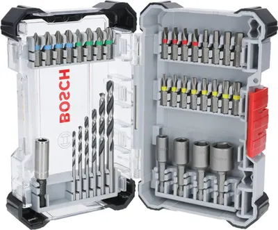 Image de Jeu de forets à visser et forets à métaux HSS Extra Hard Bosch à poser 35 pièces - 2607017726