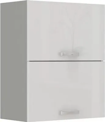 Immagine prodotto di Mobile cucina a due ante 60 cm GENJI - grigio / bianco lucido