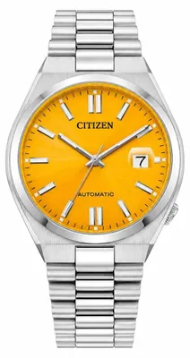 Image de Montre automatique pour homme CITIZEN Tsuyosa NJ0150-56Z, argentée / jaune